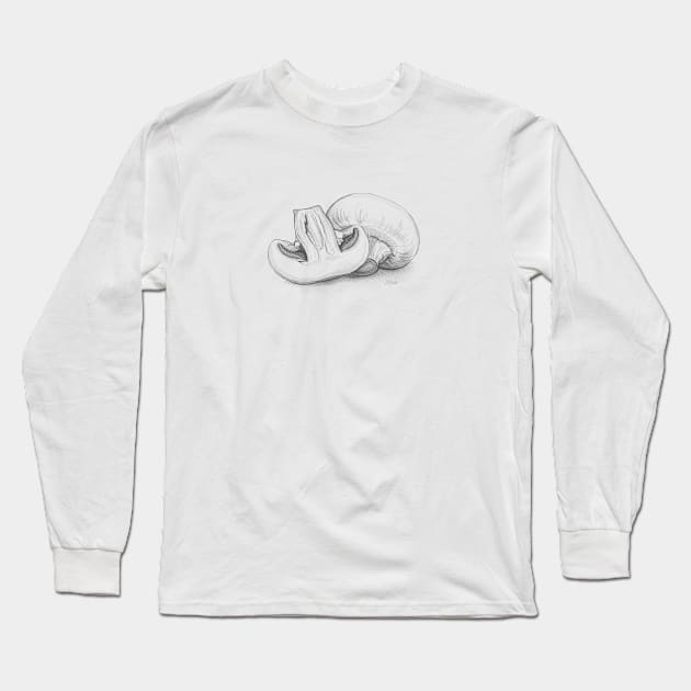 Mushroom Long Sleeve T-Shirt by ArtDary